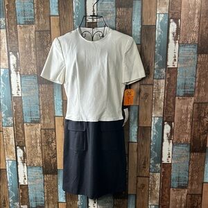 Sherrie Bloom  Cream& black 90’s Dress